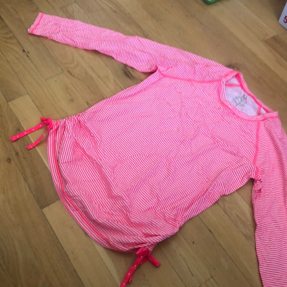 Worn once! Striped long sleeve tee